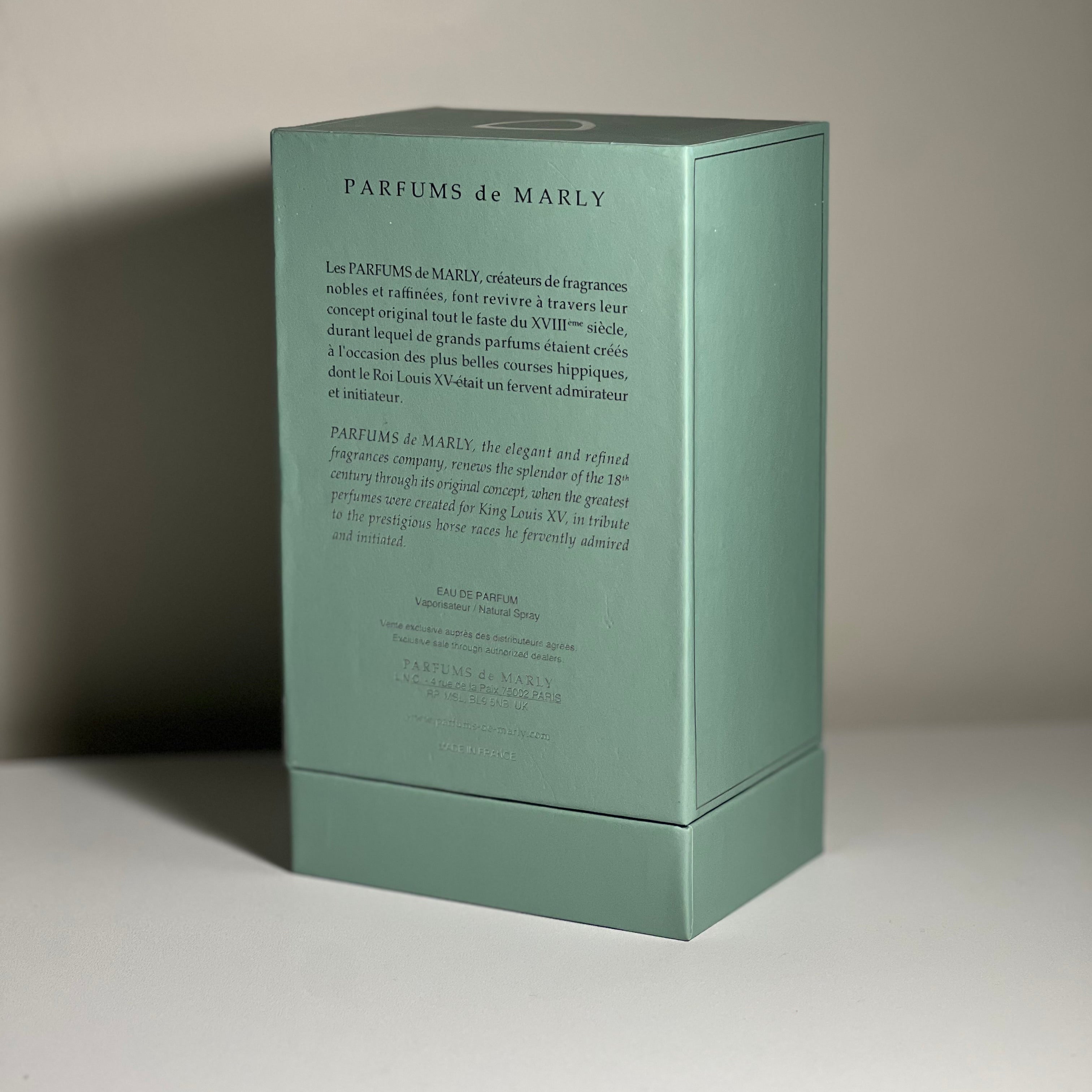 Green box with text on a beige background